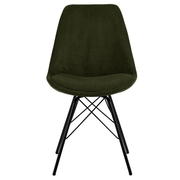 Krzesło Eris sztruks zielone - ACTONA